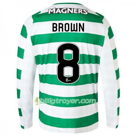 Billige Fotballdrakter Celtic FC Brown 8 Hjemmedraktsett 2018/19 Langermet